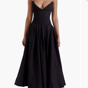 House of CB Lady Strapless Midi Dress